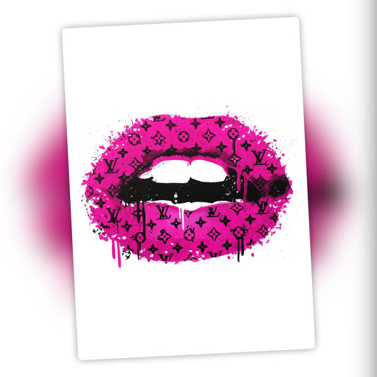 LV Lips Hot Pink