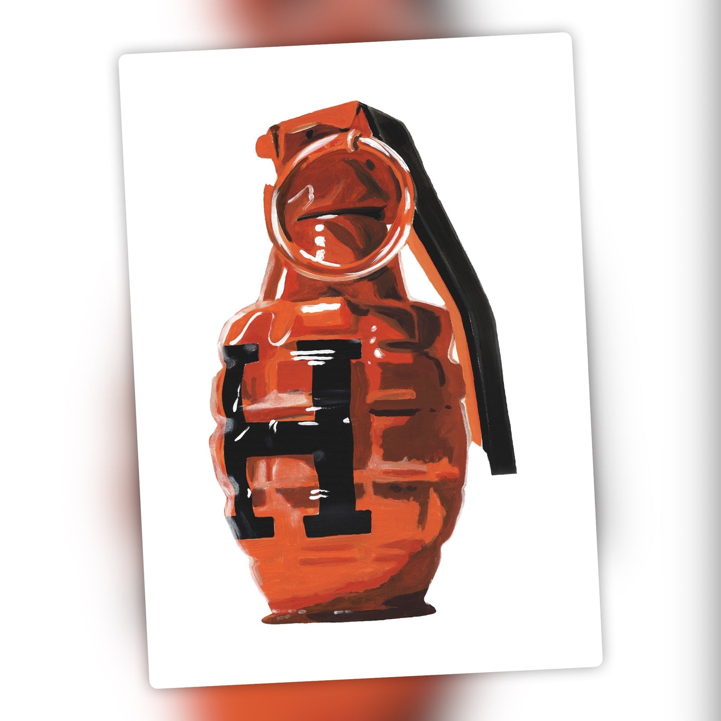 Hermes Grenade Orange