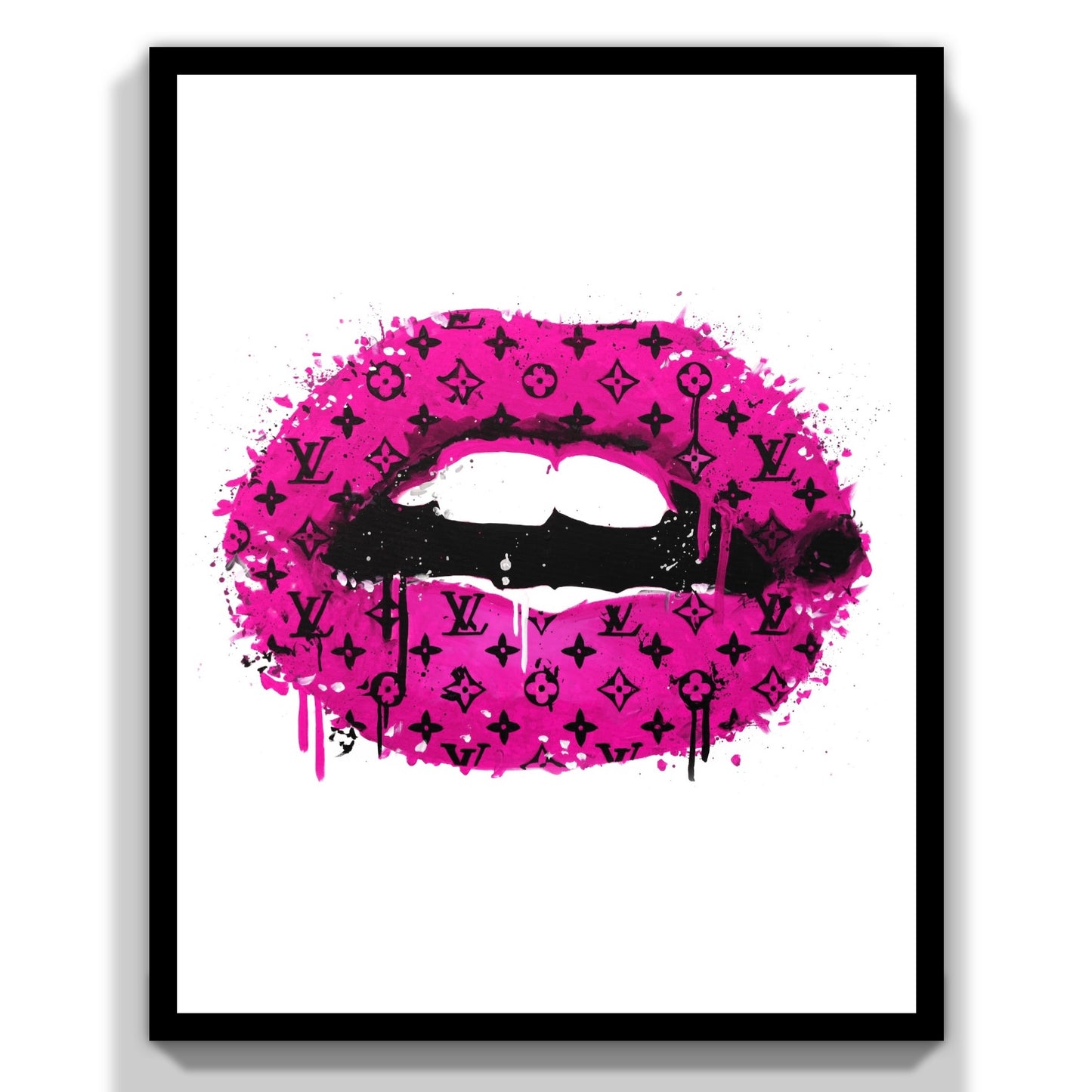 LV Lips Hot Pink