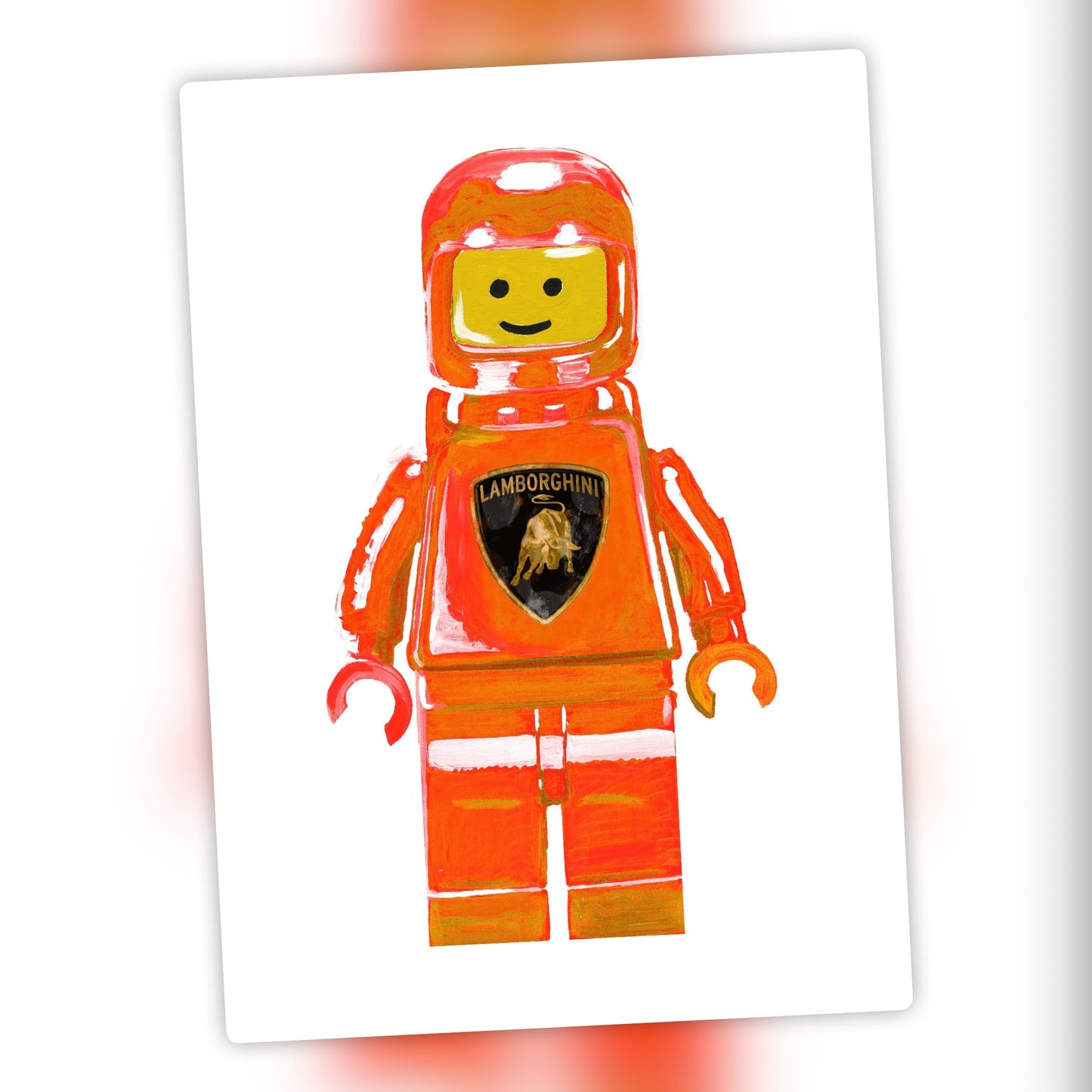 Lambo Lego Orange