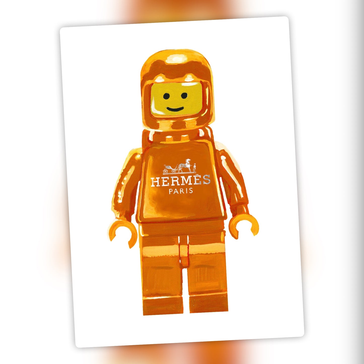 Hermes Lego Orange