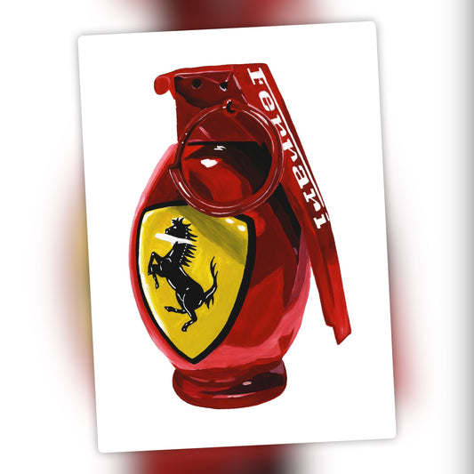 Red Ferrari Grenade