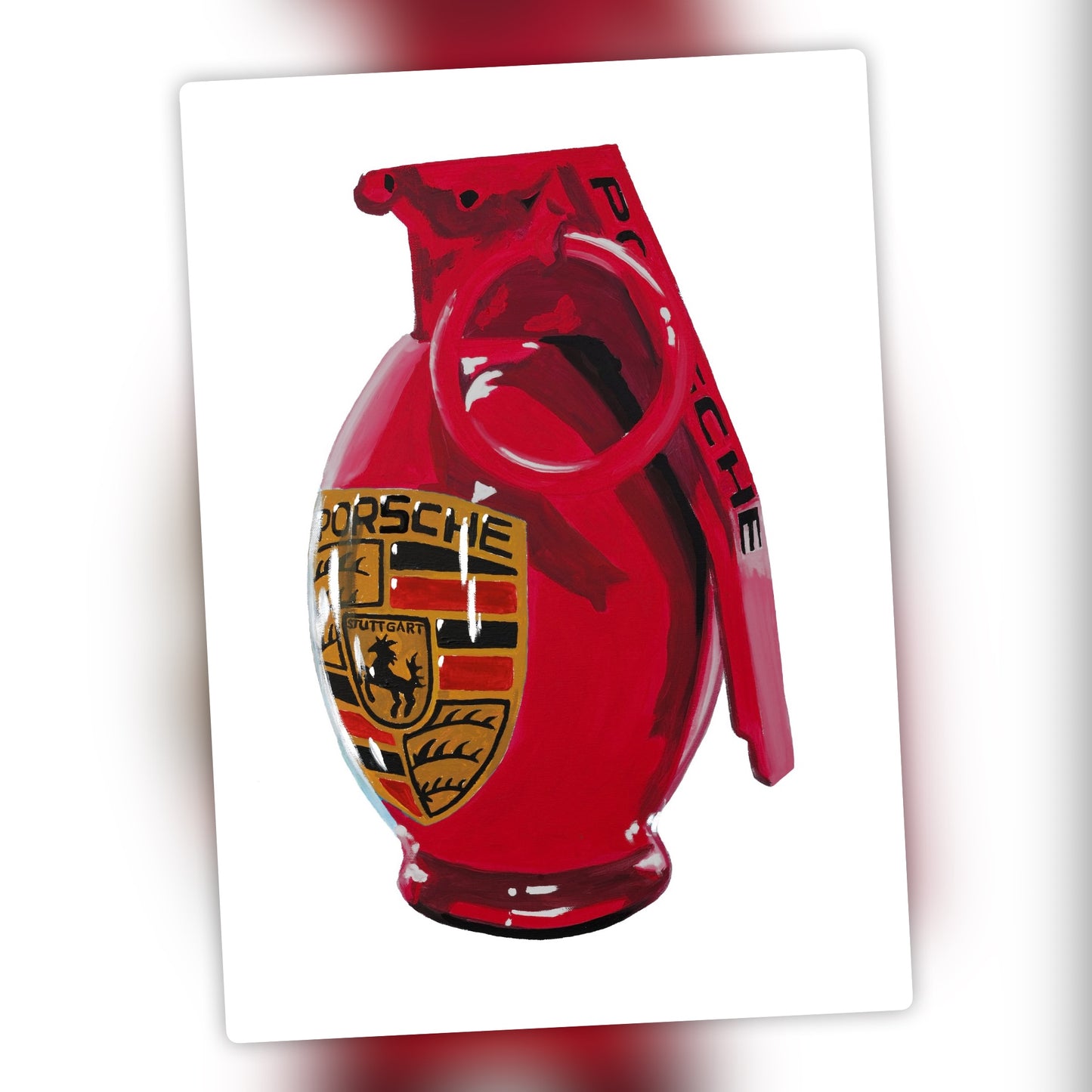 Porsche Grenade Red