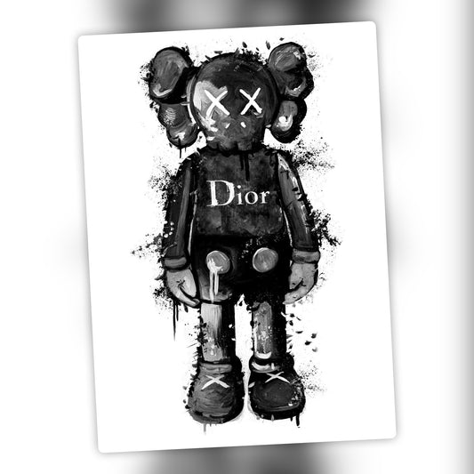 KAWS Dior Black